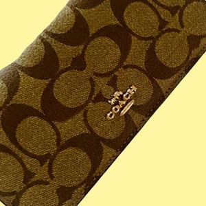 Coach Logo Brown Wallet